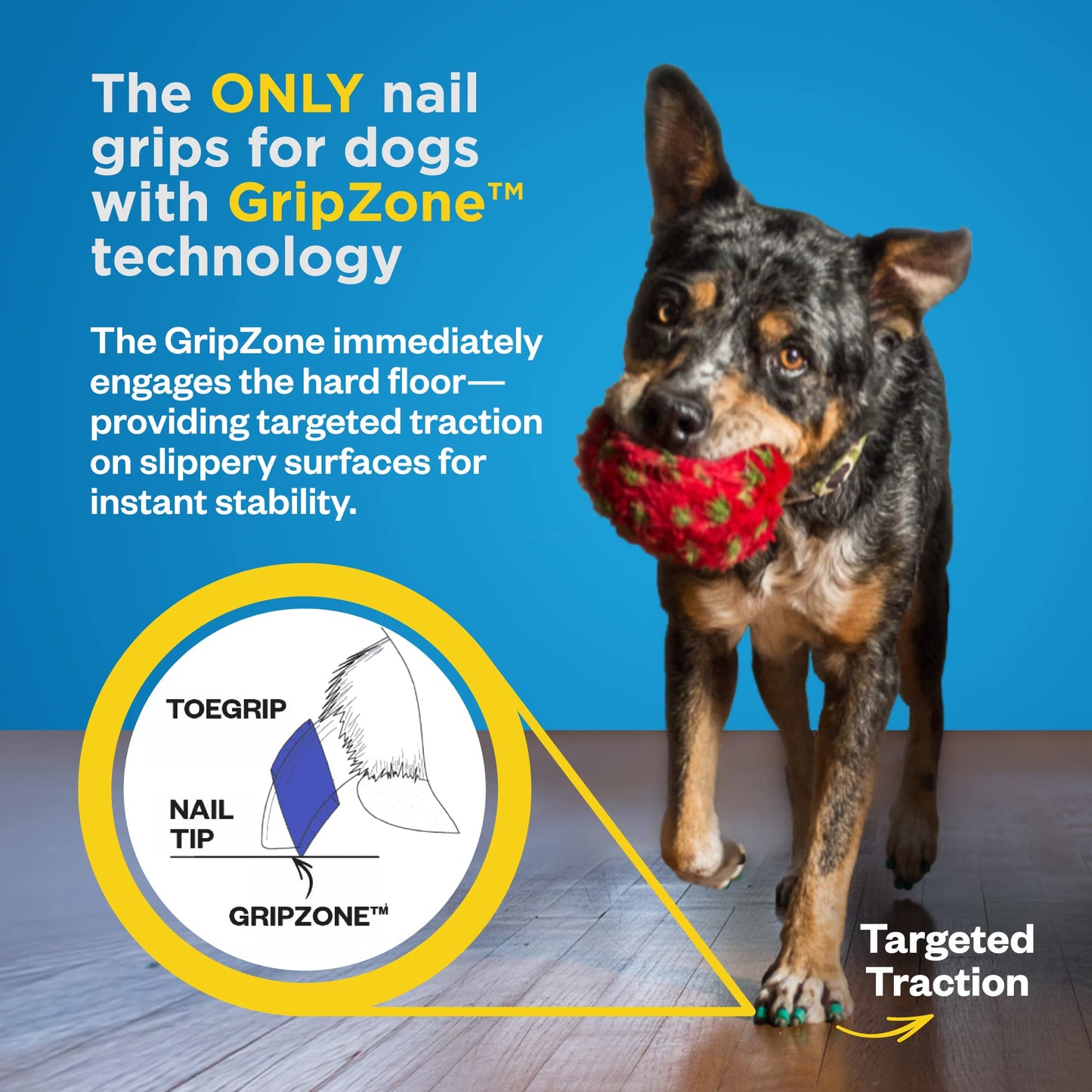 Dog Anti Slip Relief - Dog Grippers for Senior Dogs - Stop Sliding Instantly