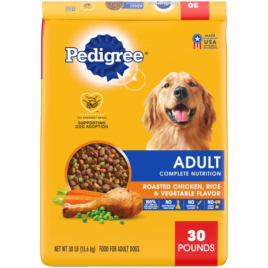 Pedigree Adult Dry Dog Food - 30 lb. Bag