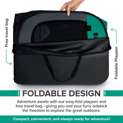 Portable Foldable Pet Playpen - Extra Large