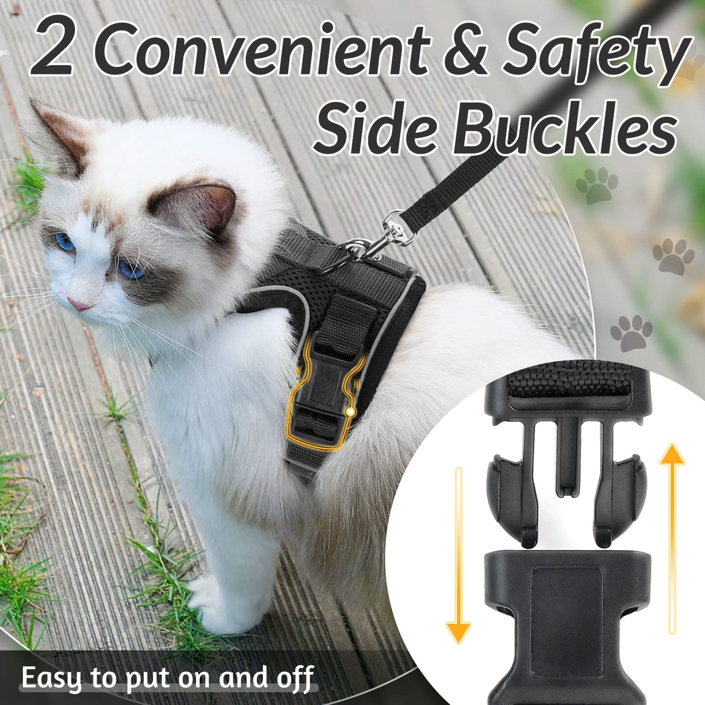 Cat Harness and Leash for Walking