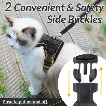 Cat Harness and Leash for Walking