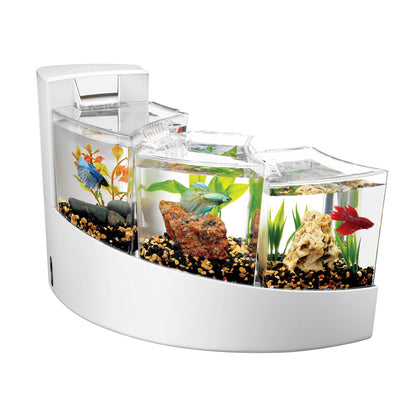 Betta Falls Aquarium Kit - White