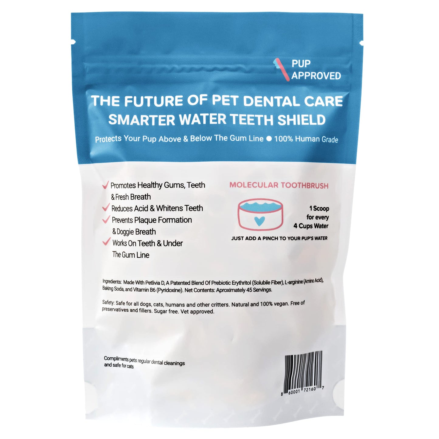 Pet Dental Care Water Additive - 45 Servings