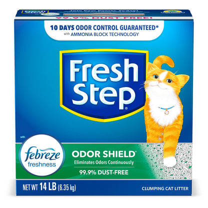 Fresh Step Clumping Cat Litter - Odor Shield, 14 lb