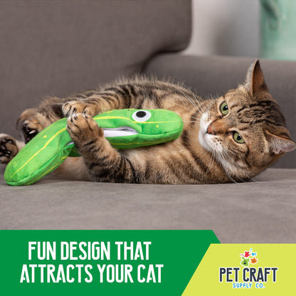 Interactive Cat Toy - Wiggle Pickle and Shimmy Shark