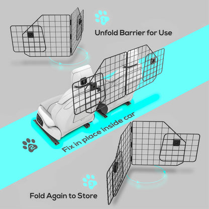Foldable Dog Car Barrier - SUV Fit
