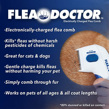 Electronic Flea Comb for Dogs & Cats