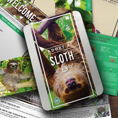 Adopt A Sloth Gift