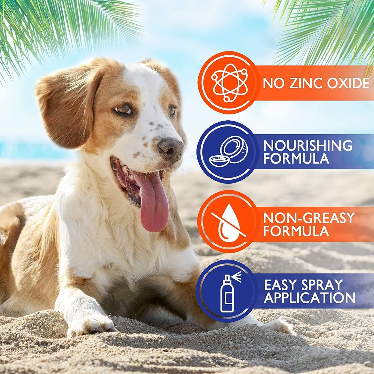 Dog Sunscreen Spray - Safe for All Breeds, 8 oz
